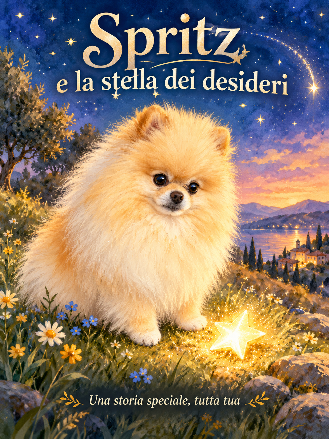 Spritz e la stella dei desideri: copertina del libro di esempio